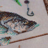DIY Bead Embroidery Kit "Successful fishing" 13.8"x11.0" / 35.0x28.0 cm