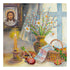 Canvas for bead embroidery "Easter story-2" 11.8"x11.8" / 30.0x30.0 cm