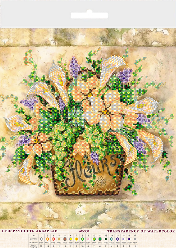 Canvas for bead embroidery 