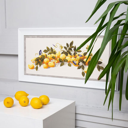 DIY Counted Cross Stitch Kit "Lemons"