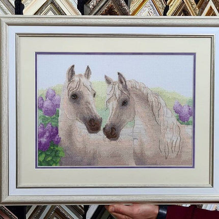 Counted Cross Stitch Kit "Lilac sunrise"