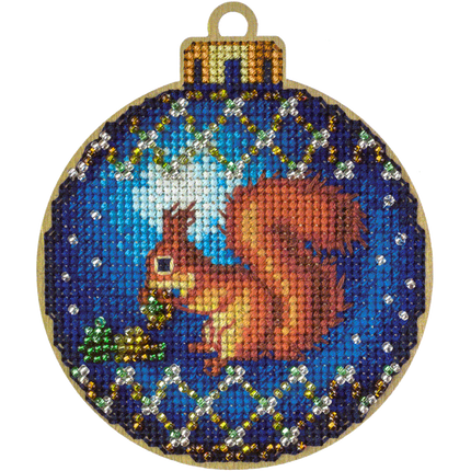 DIY Christmas tree toy kit "Squirrel"