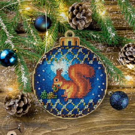 DIY Christmas tree toy kit "Squirrel"