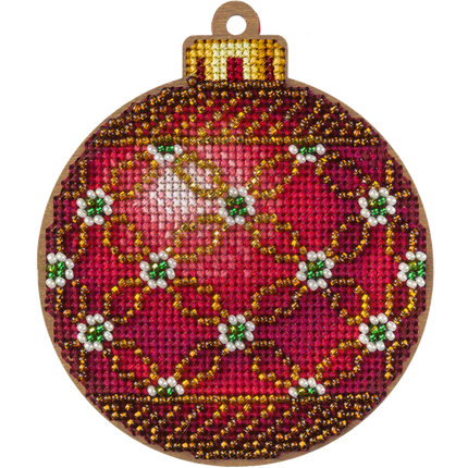 DIY Christmas tree toy kit "Red ball"