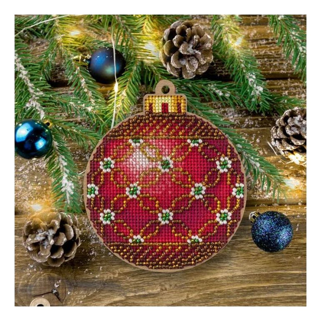 DIY Christmas tree toy kit "Red ball"