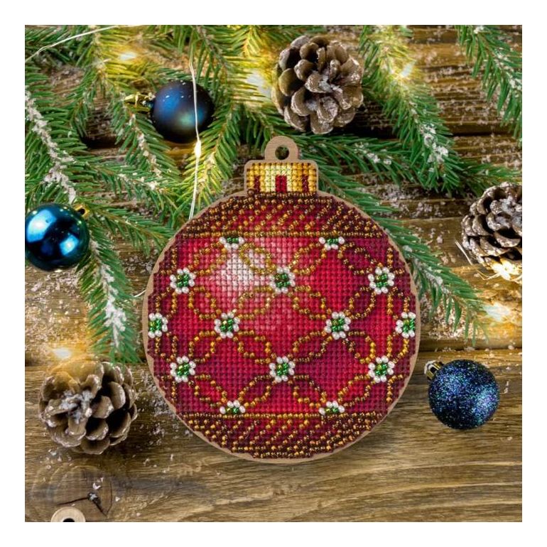 DIY Christmas tree toy kit "Red ball"