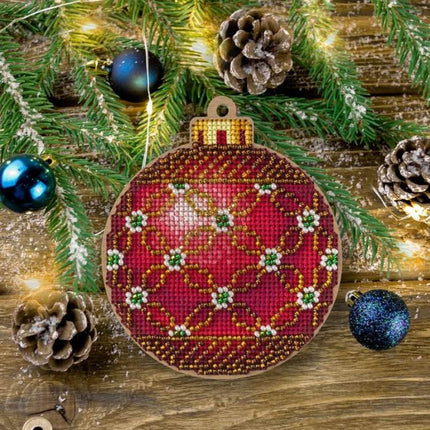 DIY Christmas tree toy kit "Red ball"