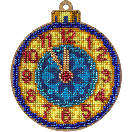 DIY Christmas tree toy kit "New Year's clock"