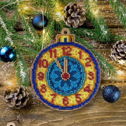 DIY Christmas tree toy kit "New Year's clock"