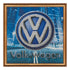 DIY Bead Embroidery Kit "Volkswagen"  5.9"x5.9" / 15.0x15.0 cm