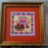 DIY Bead Embroidery Kit "Chocolate" 5.5"x5.5" / 14.0x14.0 cm