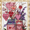 DIY Bead Embroidery Kit "About love" 9.8"x13.4" / 25.0x34.0 cm