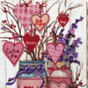 DIY Bead Embroidery Kit "About love" 9.8"x13.4" / 25.0x34.0 cm