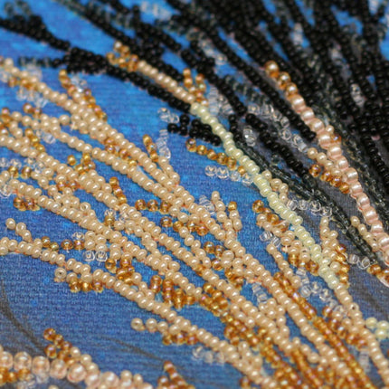 DIY Bead Embroidery Kit "Herbs whisper" 13.8"x10.6" / 35.0x27.0 cm