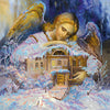 Canvas for bead embroidery "In the arms of an angel" 11.8"x11.8" / 30.0x30.0 cm