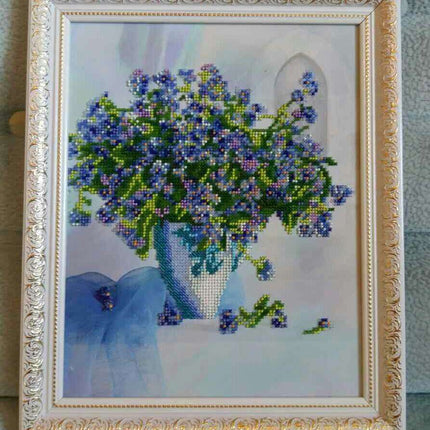 Canvas for bead embroidery "Daisy" 7.7"x7.9" / 19.5x20.0 cm