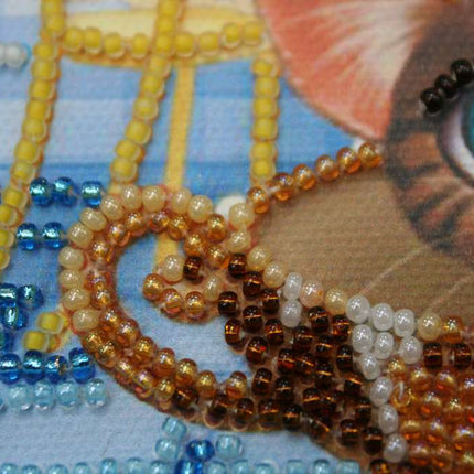DIY Bead Embroidery Kit "Yummy!"  5.9"x5.9" / 15.0x15.0 cm