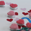 DIY kit postcard 3D for embroidery with beads "Love rain" 5.8"x8.3" / 14.8x21.0 cm