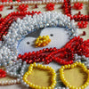 DIY Bead Embroidery Kit "Under the Christmas tree"  5.9"x5.9" / 15.0x15.0 cm