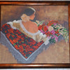 DIY Bead Embroidery Kit "Senorita" 15.7"x13.8" / 40.0x35.0 cm