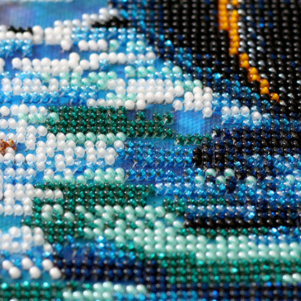 DIY Bead Embroidery Kit "Gondolier's song" 10.6"x15.7" / 27.0x40.0 cm
