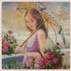 Canvas for bead embroidery "Hot afternoon" 11.8"x11.8" / 30.0x30.0 cm