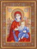 DIY Bead Embroidery Kit "Wedding Icon – The Holy Mother of God" 11.0"x15.0" / 28.0x38.0 cm