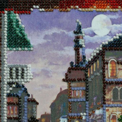 DIY Bead Embroidery Kit "Playmates" 10.6"x14.2" / 27.0x36.0 cm
