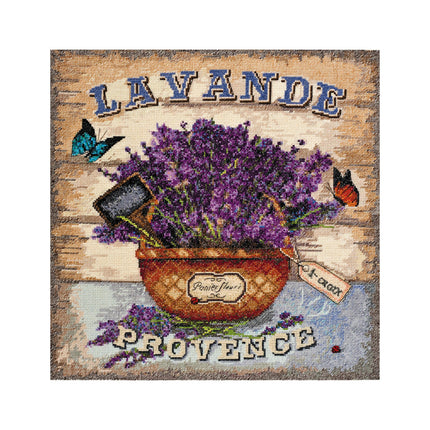 DIY Cross Stitch Kit "Melody of provence" 13.8"x13.8"
