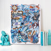 DIY Bead Embroidery Kit "Secrets of the ocean" 12.2"x16.5" / 31.0x42.0 cm