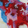 DIY Bead Embroidery Kit "World map - 1" 7.1"x13.4" / 18.0x34.0 cm