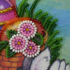 DIY Bead Embroidery Kit "Easter party"  5.9"x5.9" / 15.0x15.0 cm