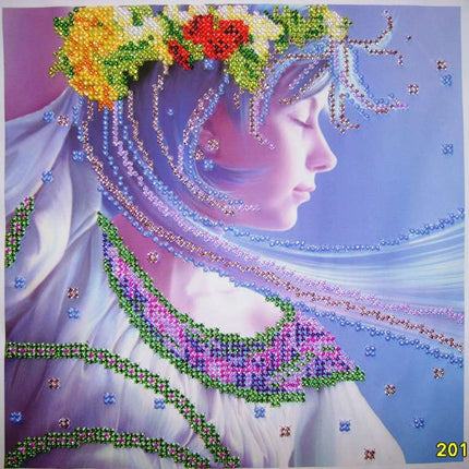 Canvas for bead embroidery "Lada" 7.9"x7.9" / 20.0x20.0 cm