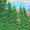 DIY Bead Embroidery Kit "Mountain landscape" 14.6"x11.8" / 37.0x30.0 cm