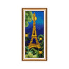 DIY Cross Stitch Kit "Paris" 4.3"x10.2"