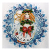 DIY Bead Embroidery Kit "Christmas angel"  5.9"x5.9" / 15.0x15.0 cm