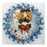 DIY Bead Embroidery Kit "Christmas angel"  5.9"x5.9" / 15.0x15.0 cm