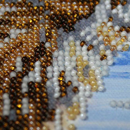 DIY Bead Embroidery Kit "Eternal calling" 17.7"x12.6" / 45.0x32.0 cm