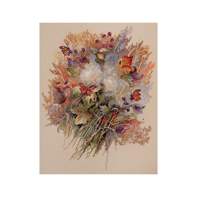 DIY Cross Stitch Kit "Breathing of the Forest" 10.2"x13.0"