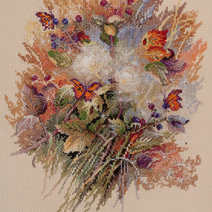 DIY Cross Stitch Kit "Breathing of the Forest" 10.2"x13.0"