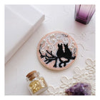 Beadwork kit for creating brooch 