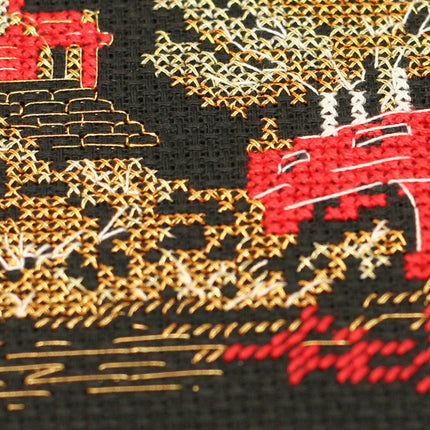 DIY Cross Stitch Kit "Japan-1" 5.9"x3.9"