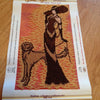 DIY Bead Embroidery Kit "The lady with the dog" 6.7"x11.8" / 17.0x30.0 cm