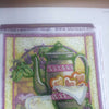 DIY Bead Embroidery Kit "Violet tea"  5.9"x5.9" / 15.0x15.0 cm