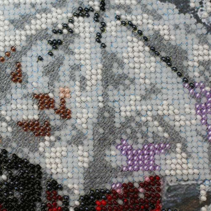 DIY Bead Embroidery Kit "Love story – 3" 8.3"x15.7" / 21.0x40.0 cm