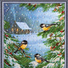 DIY Bead Embroidery Kit "January bitter cold" 11.8"x15.7" / 30.0x40.0 cm