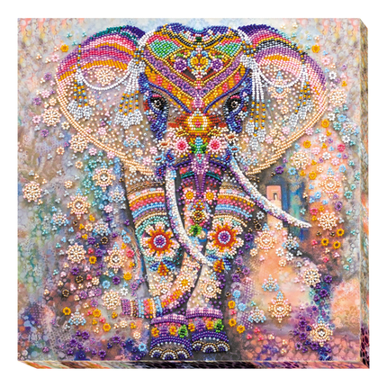 DIY Bead Embroidery Kit "Miracle of India" 11.8"x11.8" / 30.0x30.0 cm