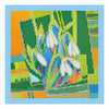 Canvas for bead embroidery "Snowdrops" 7.9"x7.9" / 20.0x20.0 cm