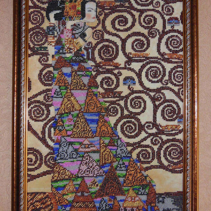 DIY Bead Embroidery Kit "Expectation" 11.8"x18.1" / 30.0x46.0 cm