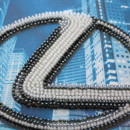 DIY Bead Embroidery Kit "LEXUS"  5.9"x5.9" / 15.0x15.0 cm